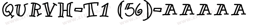 QURVH-T1 (56)字体转换